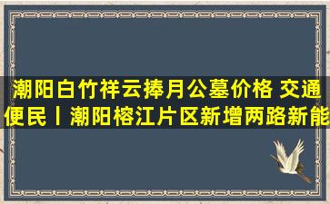 潮阳白竹祥云捧月公墓价格 交通便民丨潮阳榕江片区新增两路新能源公交车